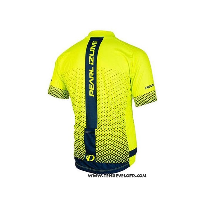 2020 Maillot Ciclismo Pearl Izumi Jaune Noir Manches Courtes et Cuissard